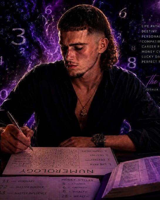 Joshua The Cobra studying numerology