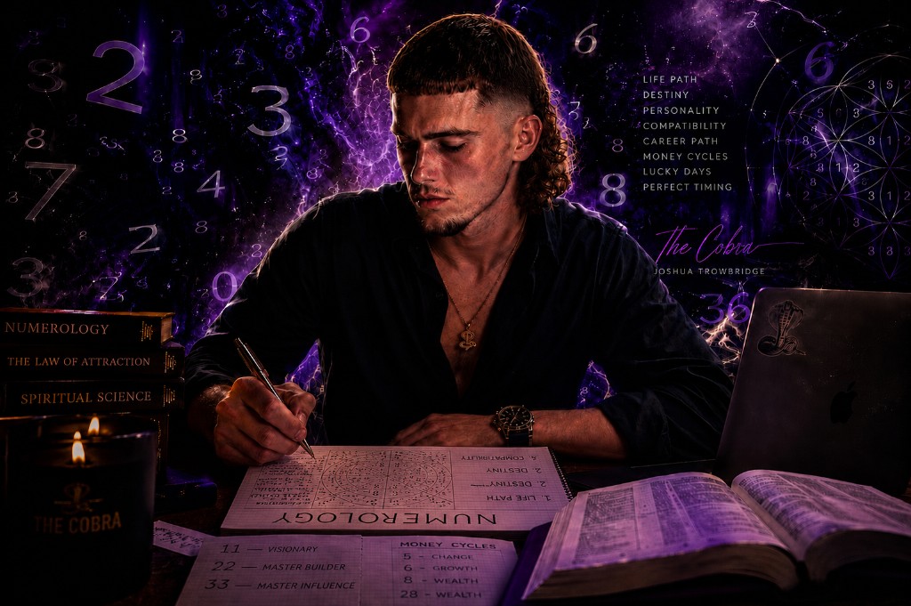 Joshua The Cobra studying numerology